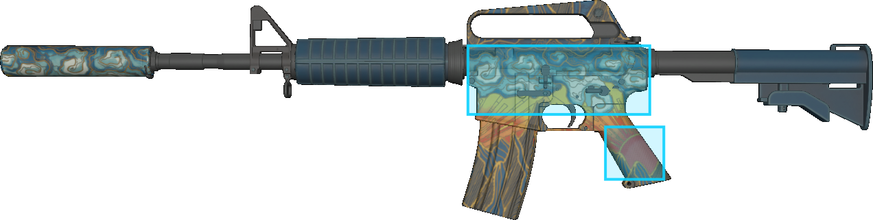 Pattern preview for M4A1-S | M4A1-S SOLITUDE