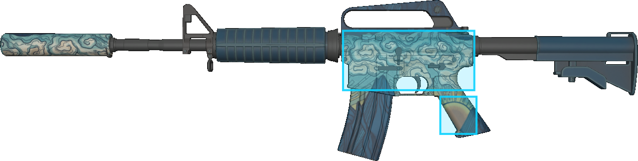 Pattern preview for M4A1-S | M4A1-S SOLITUDE
