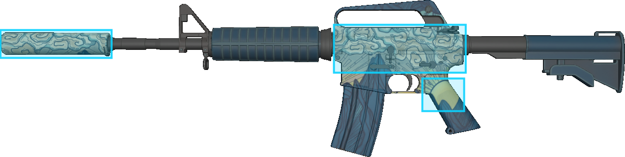 Pattern preview for M4A1-S | M4A1-S SOLITUDE