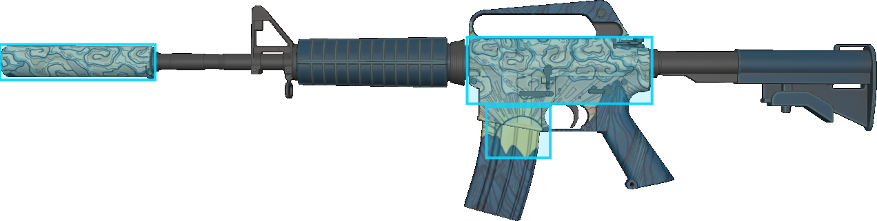 Pattern preview for M4A1-S | M4A1-S SOLITUDE