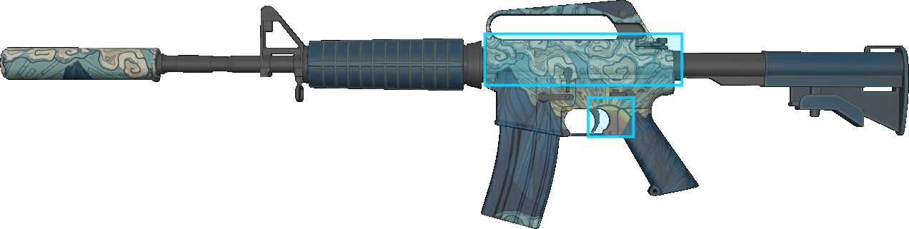 Pattern preview for M4A1-S | M4A1-S SOLITUDE