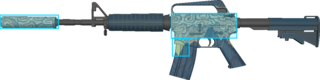 Pattern preview for M4A1-S | M4A1-S SOLITUDE