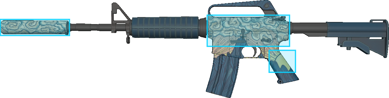 Pattern preview for M4A1-S | M4A1-S SOLITUDE