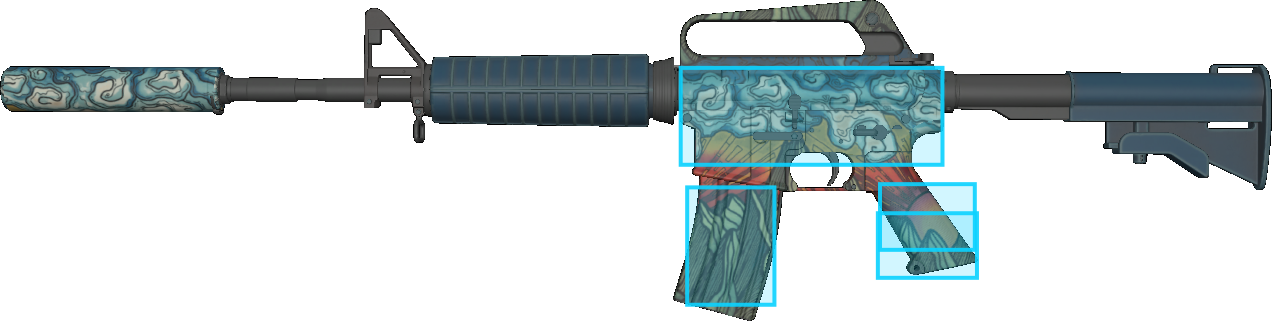 Pattern preview for M4A1-S | M4A1-S SOLITUDE
