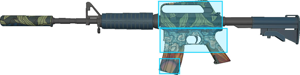 Pattern preview for M4A1-S | M4A1-S SOLITUDE