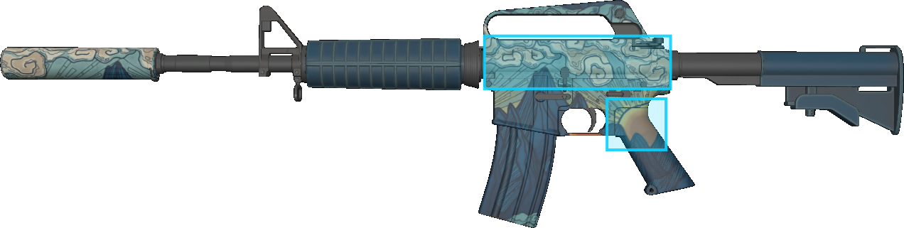Pattern preview for M4A1-S | M4A1-S SOLITUDE