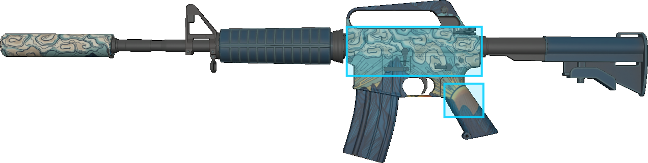 Pattern preview for M4A1-S | M4A1-S SOLITUDE