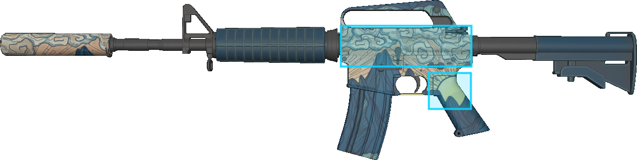 Pattern preview for M4A1-S | M4A1-S SOLITUDE