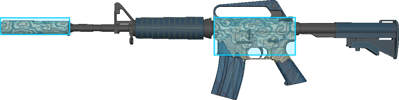 Pattern preview for M4A1-S | M4A1-S SOLITUDE