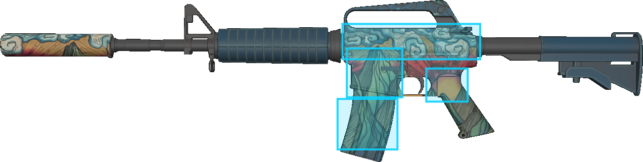 Pattern preview for M4A1-S | M4A1-S SOLITUDE