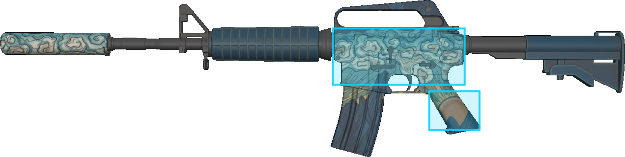 Pattern preview for M4A1-S | M4A1-S SOLITUDE