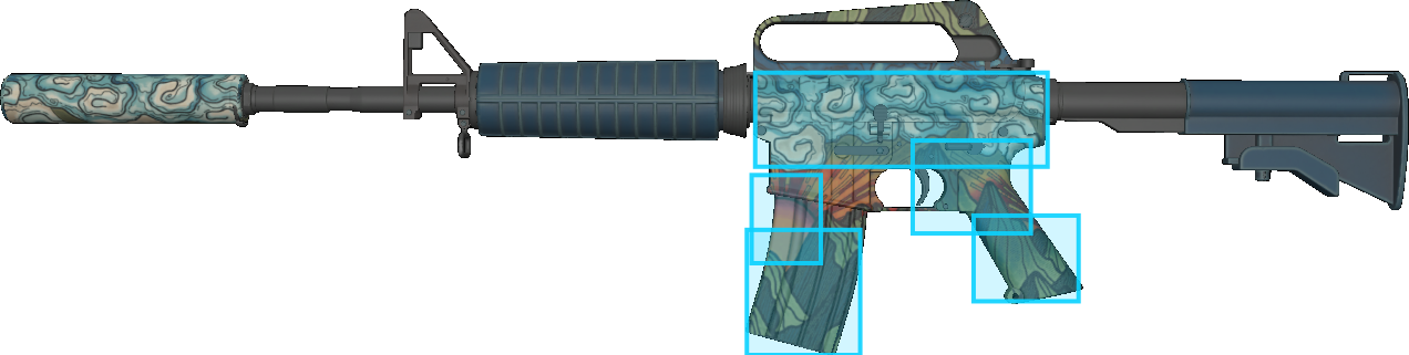 Pattern preview for M4A1-S | M4A1-S SOLITUDE