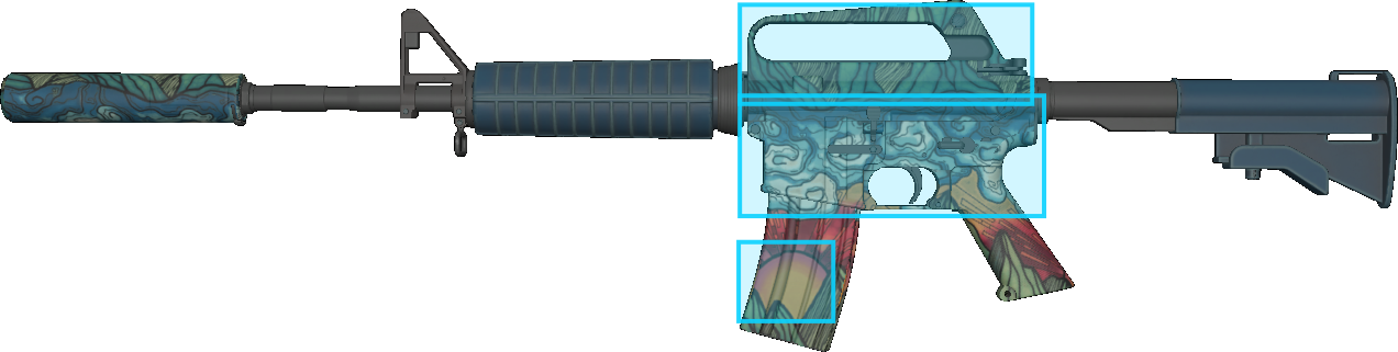 Pattern preview for M4A1-S | M4A1-S SOLITUDE