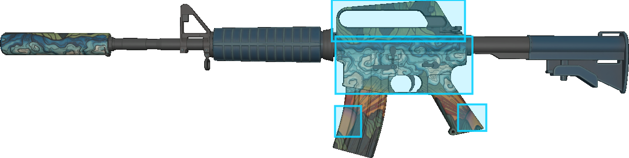 Pattern preview for M4A1-S | M4A1-S SOLITUDE