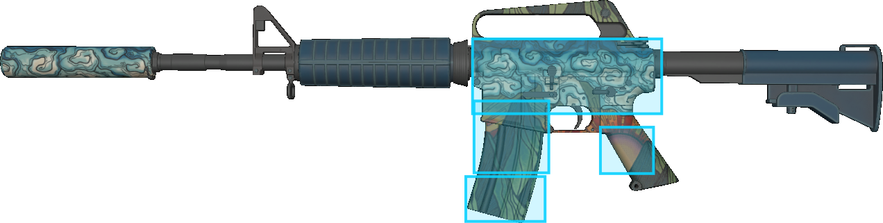 Pattern preview for M4A1-S | M4A1-S SOLITUDE