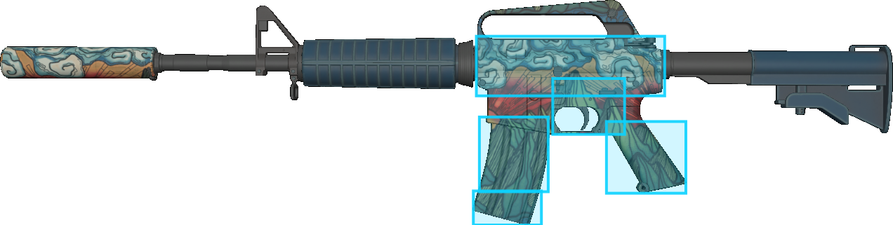 Pattern preview for M4A1-S | M4A1-S SOLITUDE