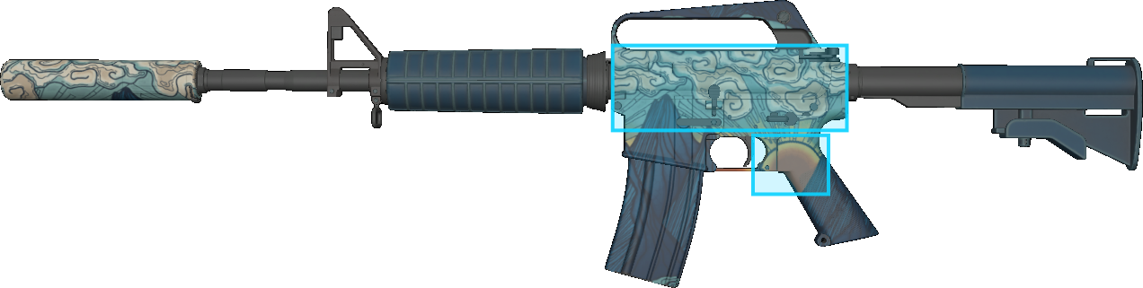 Pattern preview for M4A1-S | M4A1-S SOLITUDE