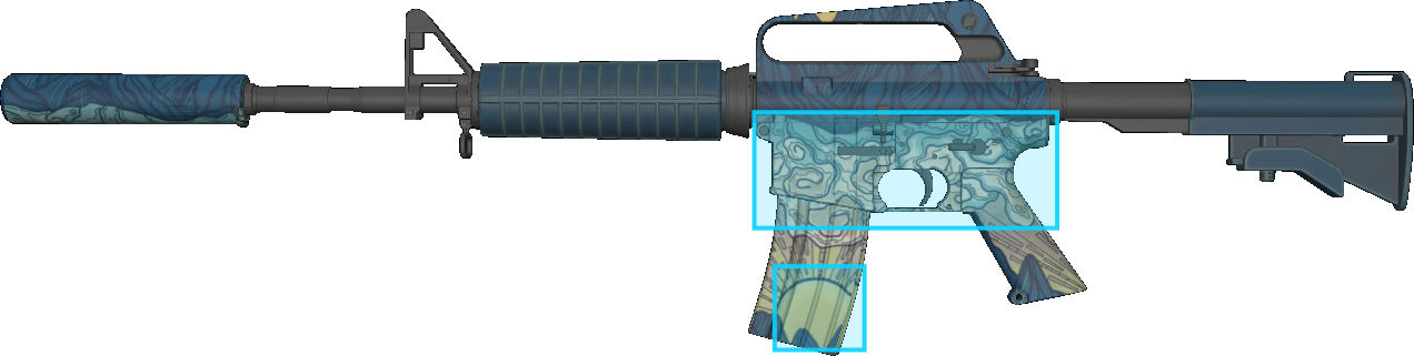 Pattern preview for M4A1-S | M4A1-S SOLITUDE