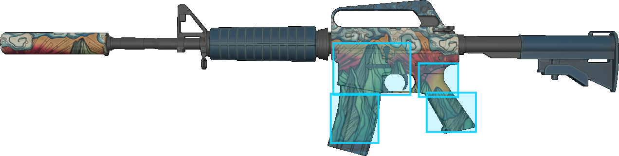 Pattern preview for M4A1-S | M4A1-S SOLITUDE