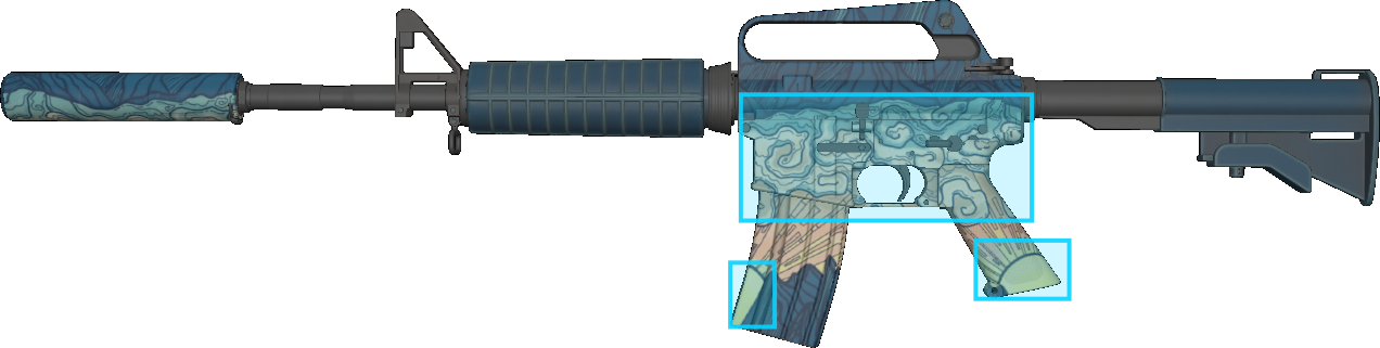 Pattern preview for M4A1-S | M4A1-S SOLITUDE