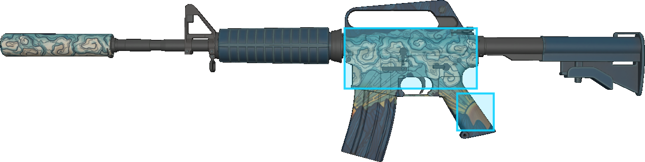Pattern preview for M4A1-S | M4A1-S SOLITUDE