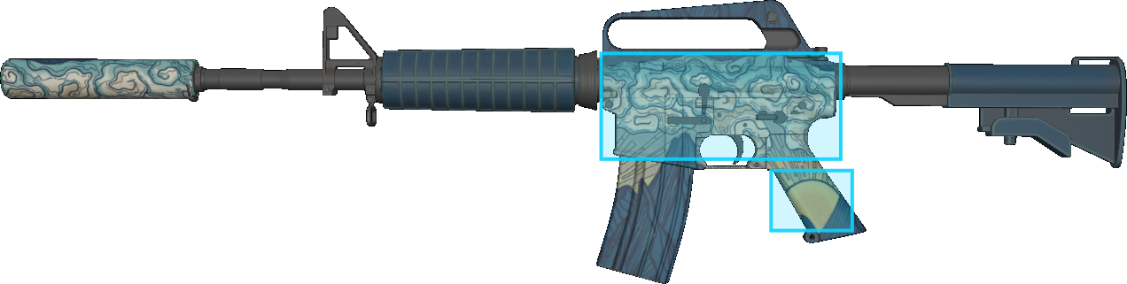 Pattern preview for M4A1-S | M4A1-S SOLITUDE