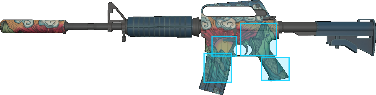 Pattern preview for M4A1-S | M4A1-S SOLITUDE
