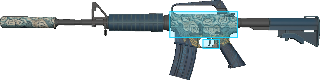 Pattern preview for M4A1-S | M4A1-S SOLITUDE