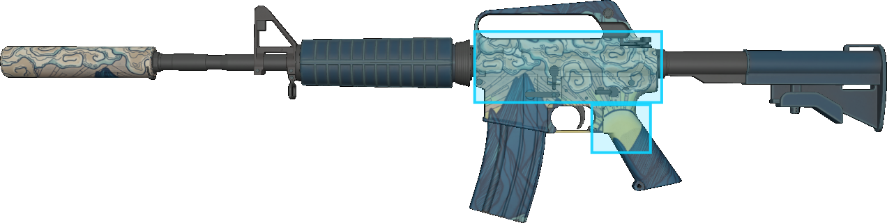 Pattern preview for M4A1-S | M4A1-S SOLITUDE
