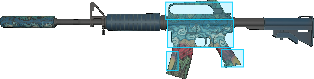 Pattern preview for M4A1-S | M4A1-S SOLITUDE