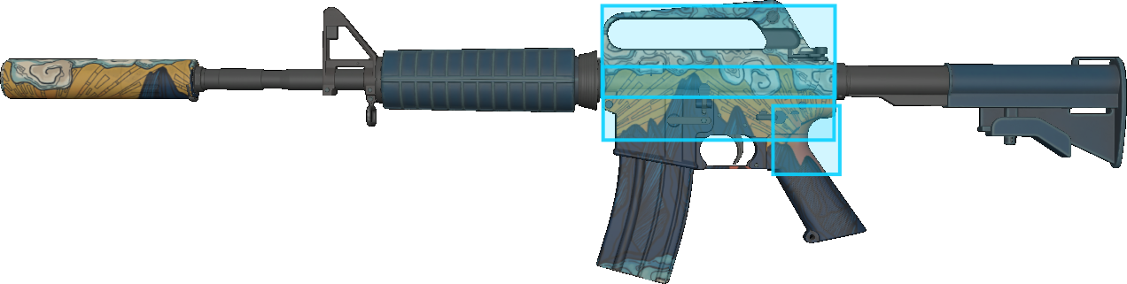 Pattern preview for M4A1-S | M4A1-S SOLITUDE