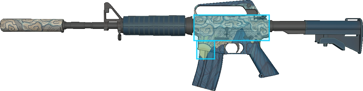 Pattern preview for M4A1-S | M4A1-S SOLITUDE