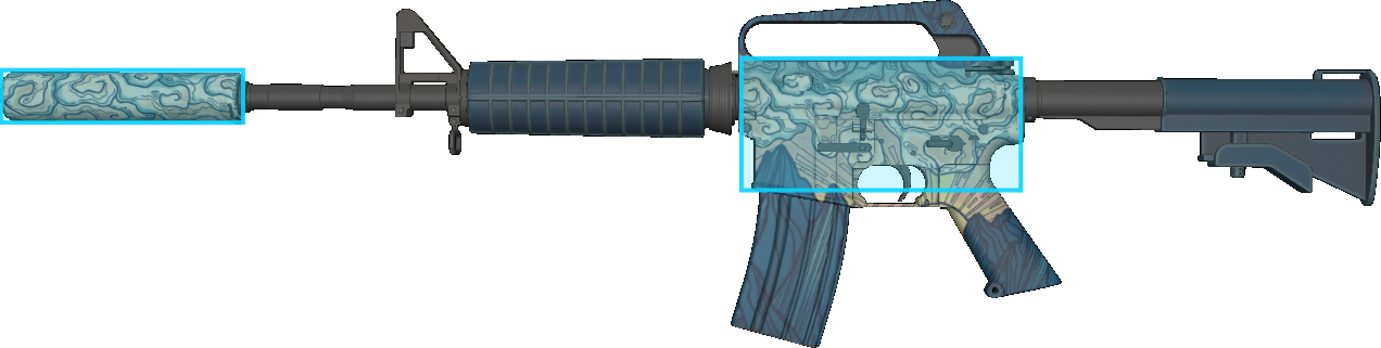 Pattern preview for M4A1-S | M4A1-S SOLITUDE