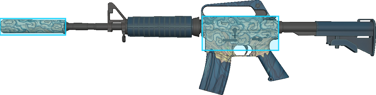 Pattern preview for M4A1-S | M4A1-S SOLITUDE