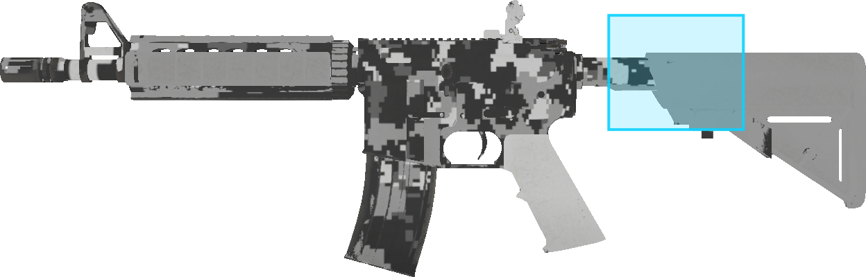 Pattern preview for M4A4 | M4A4 URBAN DDPAT
