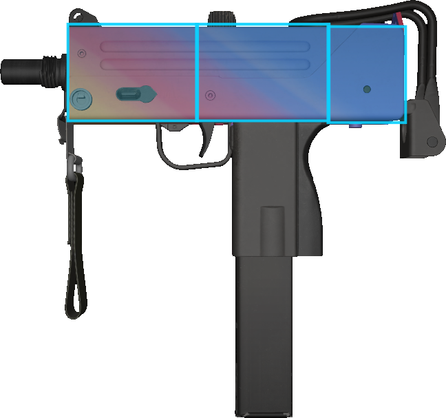 Pattern preview for MAC-10 | MAC-10 FADE