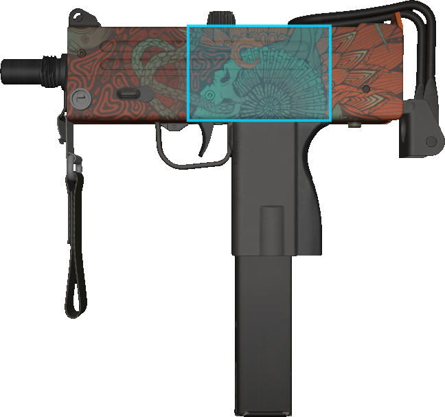 Pattern preview for MAC-10 | MAC-10 LAST DIVE