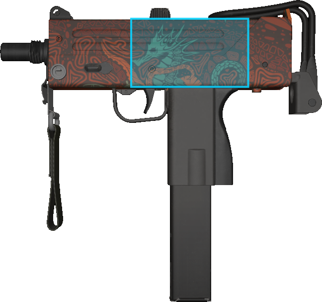 Pattern preview for MAC-10 | MAC-10 LAST DIVE