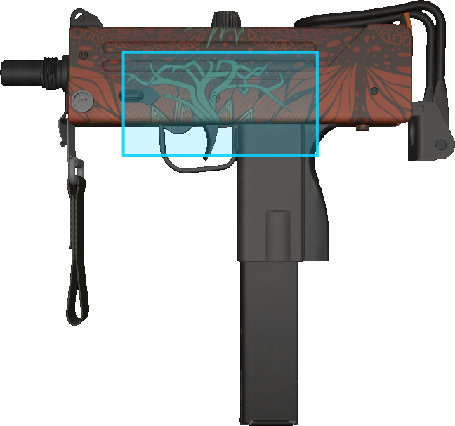 Pattern preview for MAC-10 | MAC-10 LAST DIVE