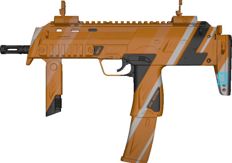 Pattern preview for MP7 | MP7 AMBERLINE