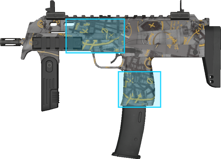 Pattern preview for MP7 | MP7 VAULT HEIST