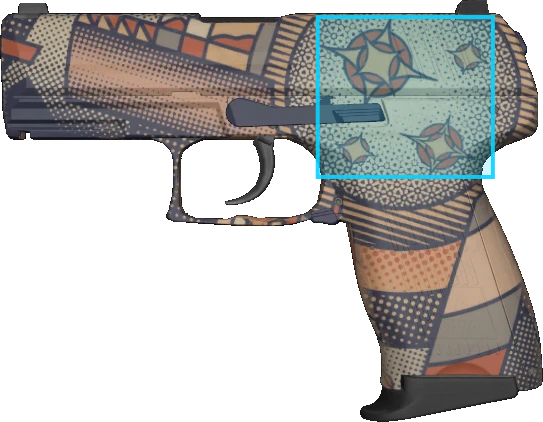 Pattern preview for P2000 | P2000 SPACE RACE