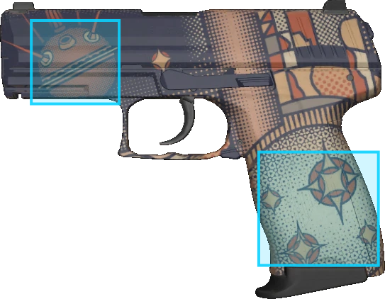 Pattern preview for P2000 | P2000 SPACE RACE