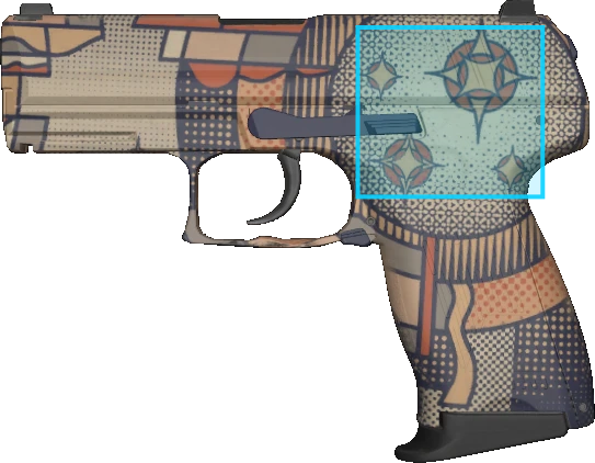 Pattern preview for P2000 | P2000 SPACE RACE