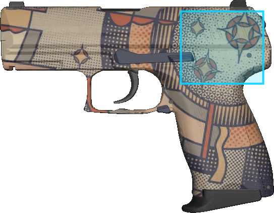 Pattern preview for P2000 | P2000 SPACE RACE