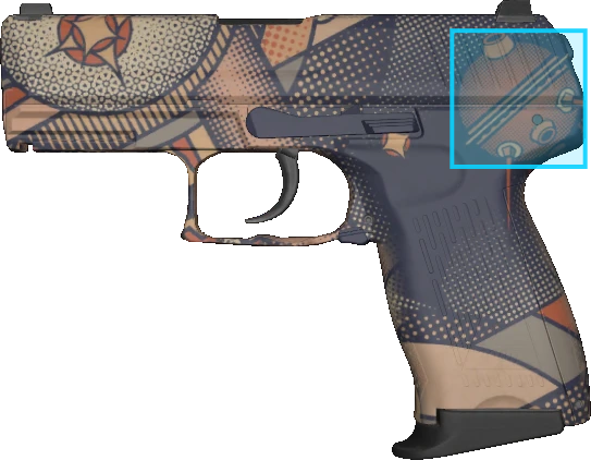 Pattern preview for P2000 | P2000 SPACE RACE