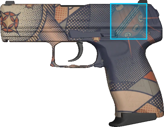Pattern preview for P2000 | P2000 SPACE RACE