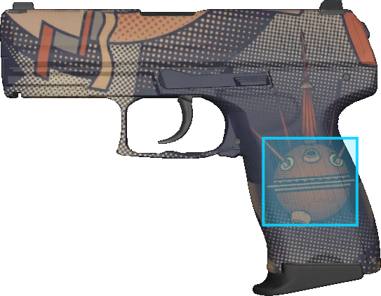 Pattern preview for P2000 | P2000 SPACE RACE