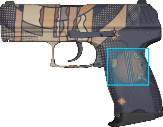 Pattern preview for P2000 | P2000 SPACE RACE