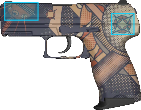Pattern preview for P2000 | P2000 SPACE RACE